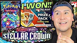 HOW I Won the first ever Stellar Crown Prerelease Pokemon TCG Tournament... 