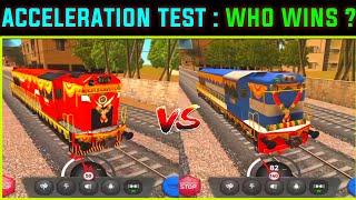 Acceleration test | WDG 3A V/S WDM 3D | Indian train simulator | Rail Guru Ishant