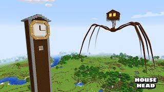 i Found Scariest HOUSE HEAD  in Minecraft | Minecraft Horror |