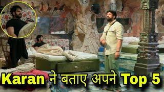 Bigg Boss18 Karan Veer ने बताए अपने Top 5 सुनकर Rajat Dalal को आया गुस्सा Vivian Dsena और Avinash भी