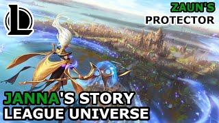 Janna, the Guardian Deity of Zaun's People | Janna Story | League of Legends Lore Explained