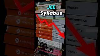 JEE Syllabus reduced? #jee2024 #jee #jeenews #jeesyllabus #jeemains2024 #syllabus #iit #iitjee