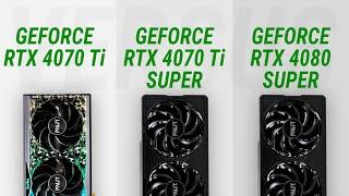 GeForce RTX 4070 Ti SUPER vs RTX 4070 Ti vs RTX 4080 SUPER: Test in 10 games at 1440p