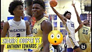 "THIS IS MY CITY" Sharife Cooper vs Anthony Edwards CRAZY HYPE BATTLE!! McEachern vs Holy Spirit