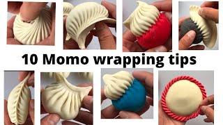 how to wrap momo / 10 styles momo wrapping tips