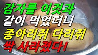 감자를 이것과 같이 먹으면 종아리쥐 다리쥐 싹 사라진다!(근육경련 다리 쥐날 때 좋은 감자효능 극대화방법 포함)