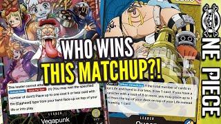 OP07 Vegapunk Vs OP04 Queen - Can Egghead beat Warlords? | One Piece TCG