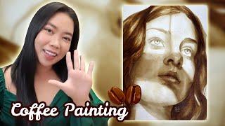 Coffee Painting Tutorial / I MISS YOU MGA DEAR!