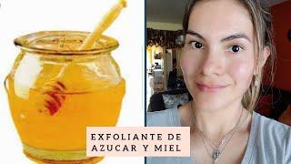 Exfoliante Casero de Azúcar y Miel.