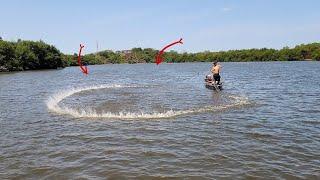 O PONTO INFALÍVEL DE CAPTURA PEIXE DE TARRAFA GRANDE ! só penca de tainha na tarrafa .