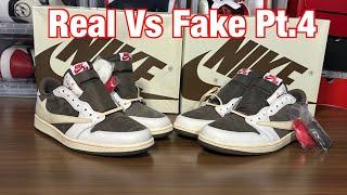 Air Jordan 1 Low x Travis Scott Reverse Mocha Real Vs Fake Review. Insane comparison 