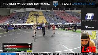 Schoolboy-girl 83 Eyan Dessellier Askren Wrestling Academy Vs Riley Brunson Team Idaho