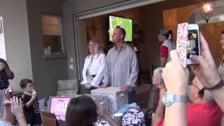 Gender Reveal for Mandy's TRIPLETS.......