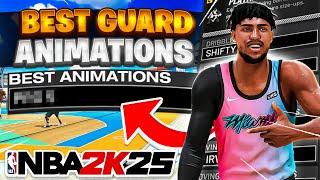 BEST NBA 2K25 GUARD (6'4 & Under) ANIMATIONS (BEST JUMPSHOTS, LAYUP + DUNK PACKAGES & DRIBBLE MOVES)