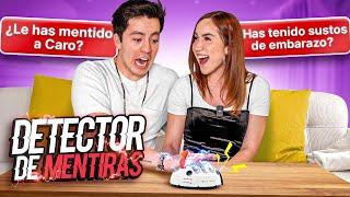 Puse a PRUEBA a MI NOVIO en un DETECTOR DE MENTIRAS | Carolina Díaz