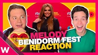  Melody - Esa Diva REACTION | Benidorm Fest 2025