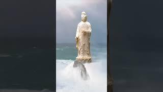 若有无量众生受苦，闻观世音菩萨名号，一心称念，菩萨即时观其音声，使众生皆得解脱，因此得名观世音@天运 #早安吉祥 #信仰 #智慧 #慈悲 #佛教