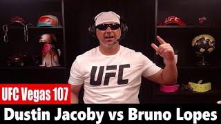 UFC Vegas 107: Dustin Jacoby vs Bruno Lopes PREDICTION