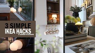 3 EASY IKEA HACKS | IKEA FADO HACK | IKEA BJÖRKSPIREA HACK | IKEA BAGGANÄS HACK