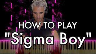 Betsy, Мария Янковская - "Sigma Boy (Сигма Бой)" PIANO TUTORIAL