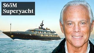 Inside Giorgio Armani's $65 Million Military inspired Superyacht!