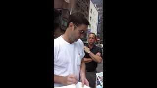 Luke Wilson signing autographs promoting The Skeleton Twins