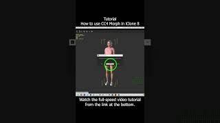 How to use CC4 Morph in iClone 8? Character Creator Tutorial #cc4 #charactercreator4