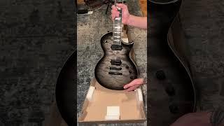 ESP LTD EC-1000T Charcoal Burst - Unboxing #metal #metallica #espguitars #EC1000