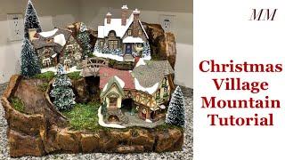 Christmas Village Mountain Tutorial