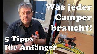 5 Dinge, die jeder Camper braucht - Tipps für die ersten Anschaffungen bevor das Wohnmobil da ist