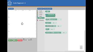 Blockly Turtle Playground D - Text