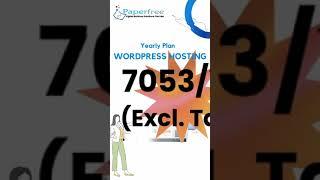 WordPress Hosting Starting at $2.10/Mo (Excl.Tax) | Free Domain Name #domainhosting #viralshort #web