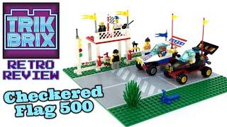 LEGO 6551 Checkered Flag 500 - RETRO REVIEW from 1992!