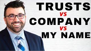 How to SAVE TAX & Protect your Property Portfolio in 2022 | Investing in Name vs Trust vs Company