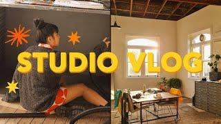 MOVING INTO MY NEW ART STUDIO  STUDIO VLOG 45