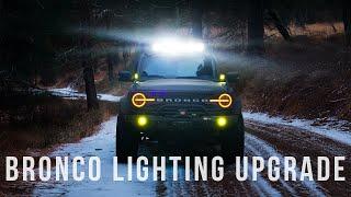 The Bronco Gets a MASSIVE Lighting Upgrade - Install and Review