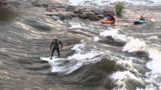 Surfing the Clark Fork River - Missoula, Montana