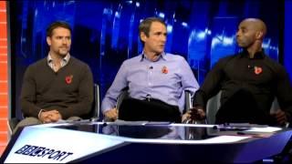 Alan Hansen ruins Michael Owen and Jason Roberts on MOTD2