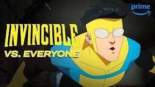 Mark Grayson Fights Everyone | Invincible | Prime Video