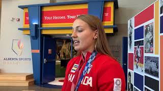 Red Deer's Rebecca Smith returns home with a silver medal