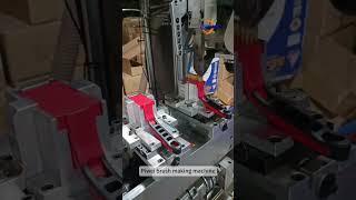 Brush drilling and tufting machine.Steel wire brush making machine. #brushmakingmachine