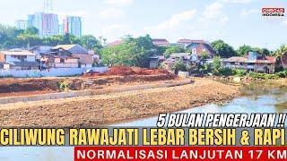 5 BULAN PENGERJAAN Pinggir Ciliwung Rawajati BERSIH & RAPI | Menunggu GEBRAKAN GUBERNUR BARU Jakarta