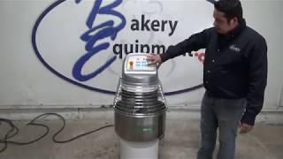 Esmach Spiral Mixer, Dough Capacity: 100 lbs, Running