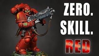 The EASIEST RED ARMOUR tutorial EVER. Just FOUR steps - Zero Skill 08