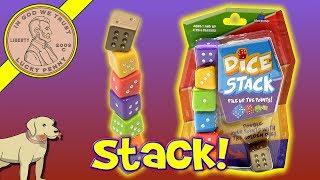 How To Play The Game Dice Stack - Pile Up The Points! Stack To Win The Game - Blue Orange