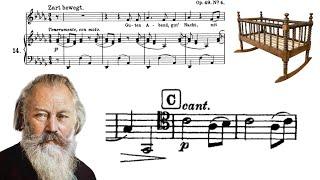 The secret lullabies of Brahms