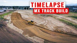 Full Motocross Track Build Start to Finish | Timelapse