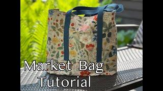 Step-by-step MARKET BAG tutorial!