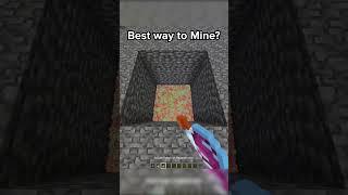 Minecraft Best Mining Method はいよろこんで