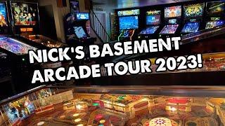 Home Arcade Tour: Nick's Basement Game Room!